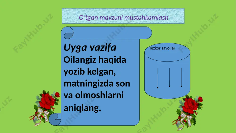 fe’l so’z turkumini takrorlash 5-sinf - Page 5