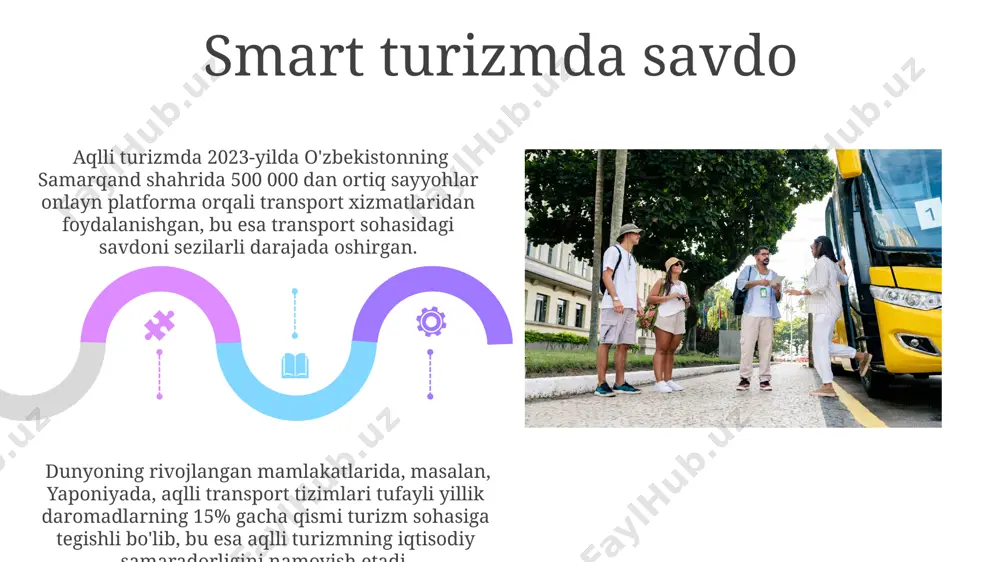turizm transporti va uning xarakteristikasi, smart turizmda savdo - Page 5