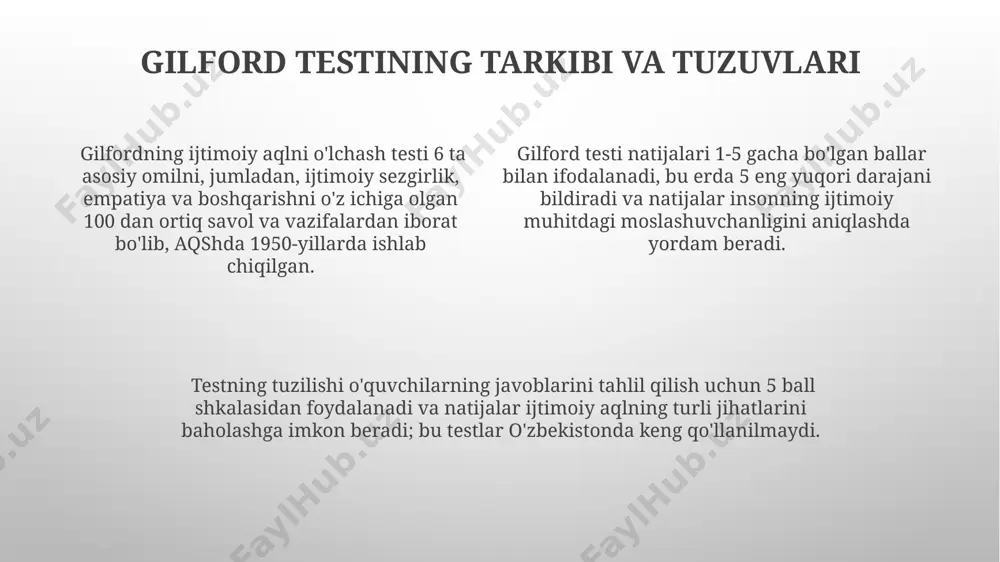 gilfordning ijtimoiy intellekt testi - Page 4