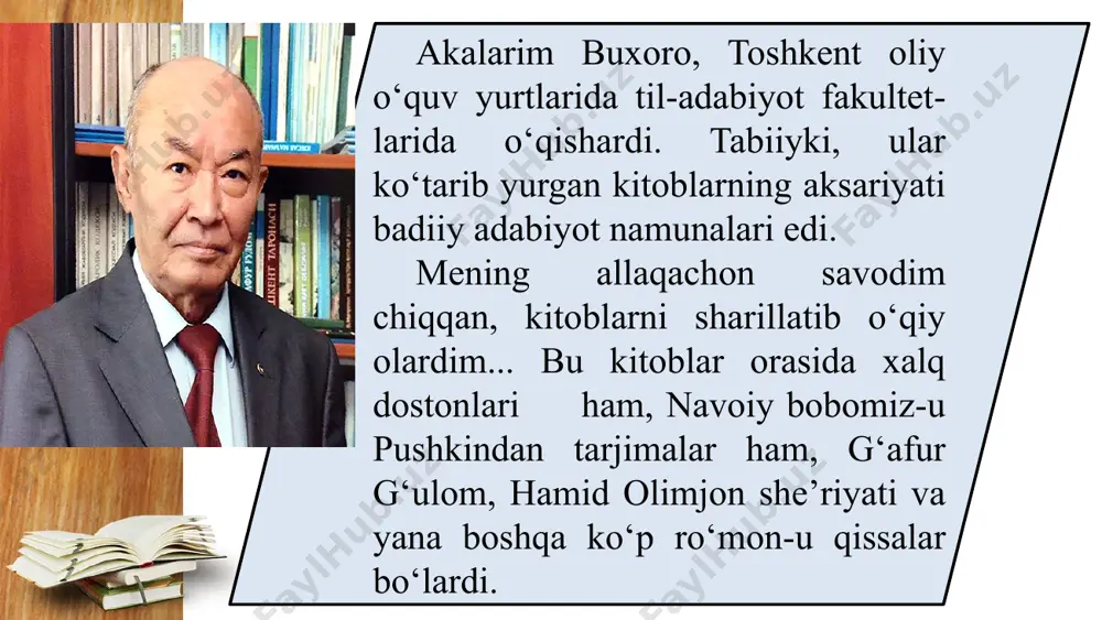 abdulla oripov hayoti va ijodini sinfdan tashqari o'rganish - Page 5
