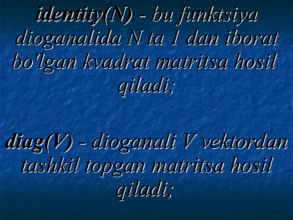 matritsalarga oid funksiyalar - Page 3