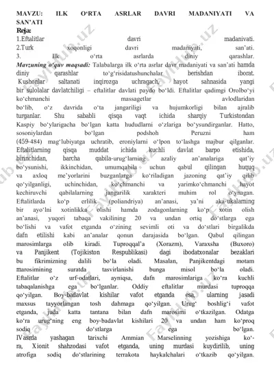 eftalitlar davri madaniyati — PDF