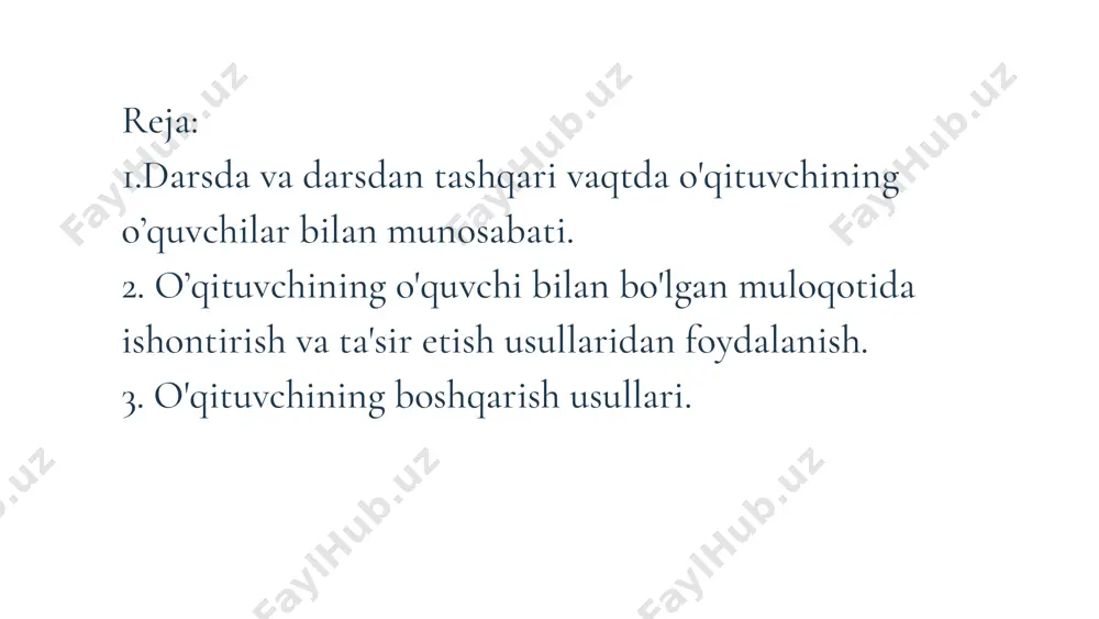 o’quvchi va o’qituvchi munosabati - Page 2
