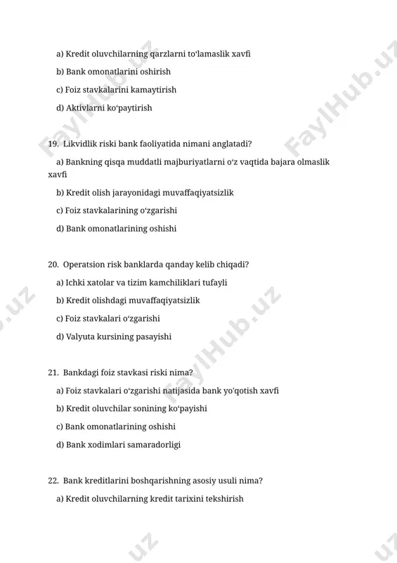 moliya bozoridagi risklar - Page 5