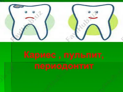 karies rivojlanish etaplari — PPT