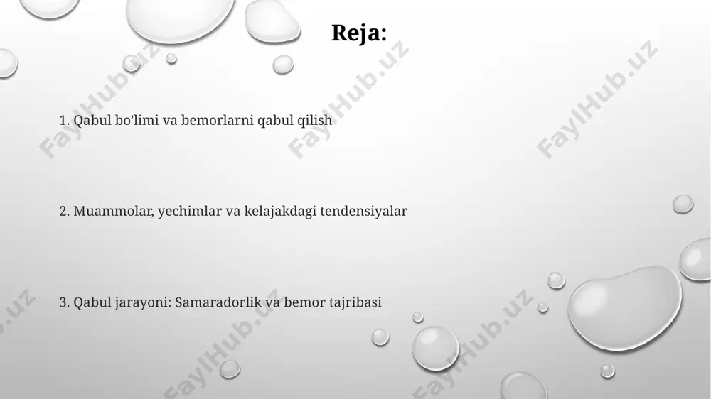 qabul bólimi va bemorlarni qabul qilish - Page 2