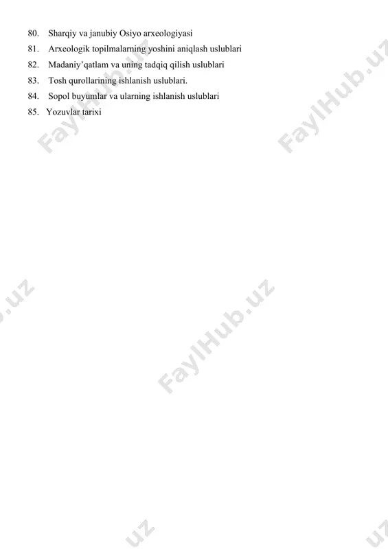 arxeologik taqdimot mavzular to‘plami - Page 3