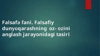 falsafa — PPTX