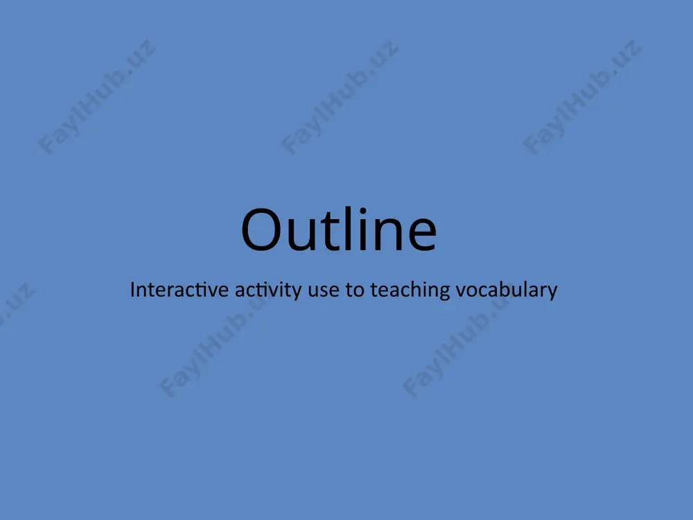interactive method of teaching vocabulary - Page 2