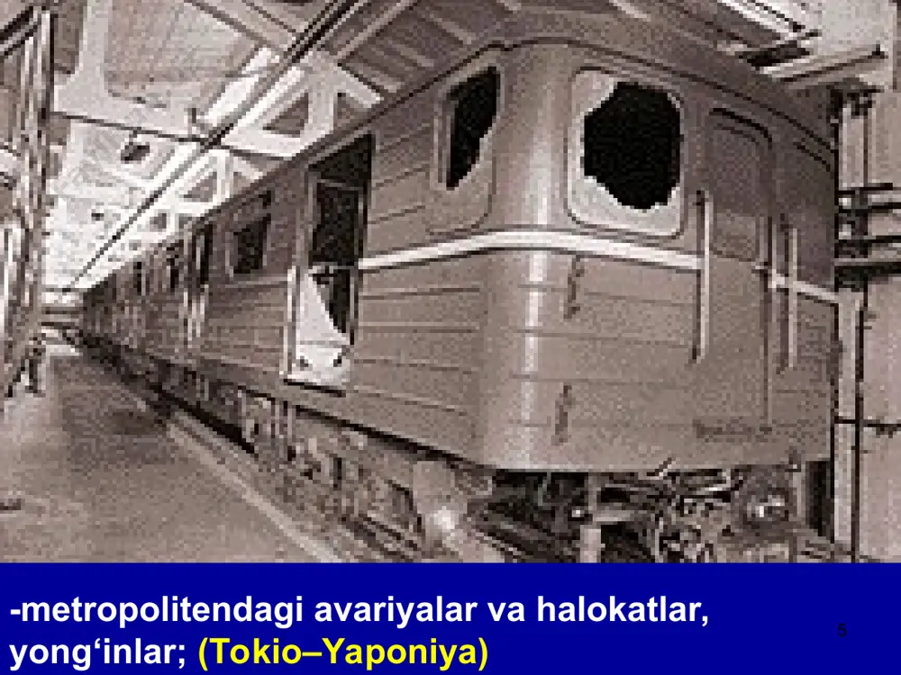 an ortiq odamning hayot faoliyati sharoitlari buzilgan; -moddiy zarar (fv yuz bergan kunda) eng kam oylik ish haqi miqdorining 0,5 mln. baravaridan ortiq; -fv ko‘lami (zonasi) viloyat tashqarisiga chiqadi. 4. transchegara (davlatlararo) fv: -oqibatlari mamlakat tashqarisiga chiqadigan, yohud fv chet elda yuz bergan va o‘r hududiga daxl qiladigan (misol uchun: chernobil, orol dengizi fojeasi). * 2-oquv savoli: fuqorolarning tinchlik vaqtidagi fv huquq va majburiyatlari. o‘r oliy majlisi qaroriga binoan, 1999 y. «aholini va hududlarni tabiiy, hamda texnogen xususiyatli fv dan muhofaza qilish to‘g‘risida» o‘r qonuni qabul qilindi. bu qonuning 15-16-moddasida fuqorolarning tinchlik vaqtidagi fvda huquq va majburiyatlari belgilangan. * fuqorolarning tinchlik vaqtidagi fv huquqlari: -fv ro‘y berganda hayotlari, sog‘liqlari va shaxsiy mol-mulklari muhofazalanishi; -kmv, shmv va boshqa mol- mulklardan foydalanish; - xavf-xatar darajasi to‘g‘risida, hamda zarur xavfsizlik choralar haqida xabardor bo‘lish; -aholini va hududlarni fv muhofaza qilish masalalari yuzasidan organlarga murojaat etish; -fv ro‘y bergan zonalarda ishlaganligi uchun bepul tibbiy …