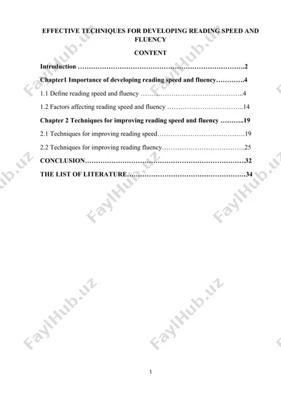 effective techniques for developing reading speed and fluency — DOCX
