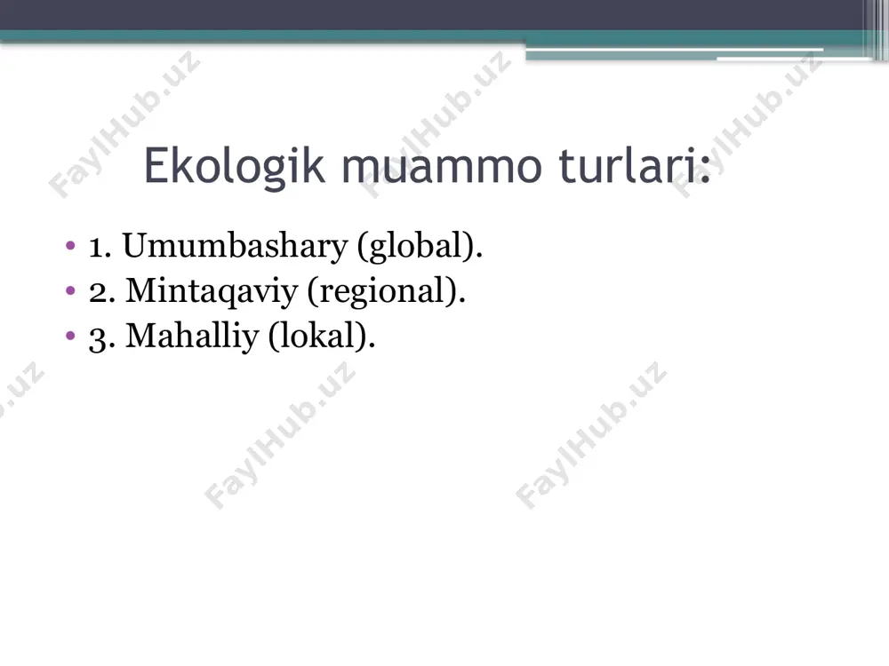 ekologik muammo turlari - Page 4