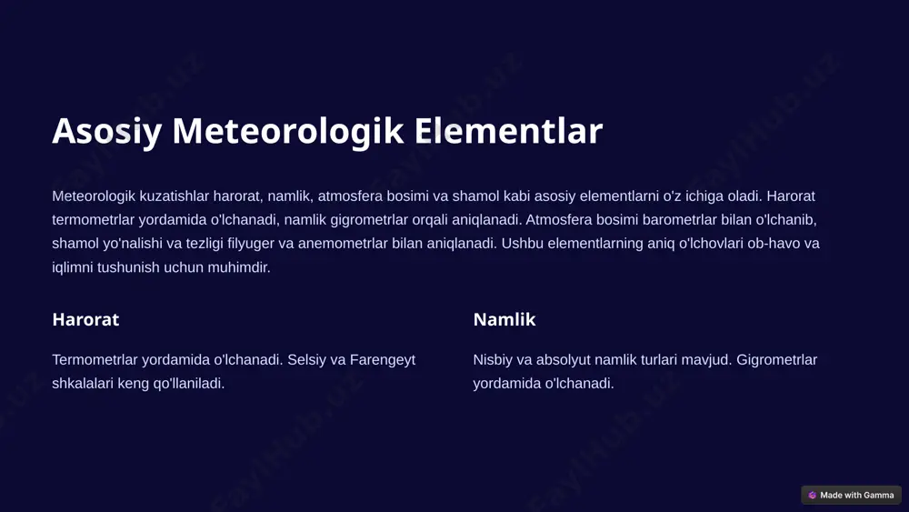 meteorologik kuzatish ishlari: kirish - Page 4