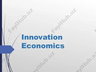 innovation economics — PPTX