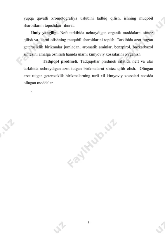 ft tarkibi va neft alkanlari ko‘pchilik neft o‘z tarkibida to‘yingan uglevodorodlar (alkanlar, metan uglevodorodlar yoki parafin uglevodorodlar deb ham ataladi), sikloalkanlar (naften uglevodorodlar) va aromatik uglevodorodlar (arenlar) ni saqlaydi. [-8]. neft qaysi kondan qazib chiqarilganligiga qarab tarkibi turlicha bo‘ladi. masalan, volgograd oblastidagi va farg‘ona vodiysidagi neftlar. ayrim hollarda 1 regiondan qazib olingan 2 neft o‘zaro keskin farq qilishi mumkin. cnh2n+2 qatoridagi uglevodorodlar hamma neft tarkibida mavjud bo‘lib, uning fraksiyalarining asosiy tarkibiga kiradi. metan uglevodorodlar fraksiyalarga bir tekis taqsimlanmaydi. ular, asosan, neft gazlari va benzin, kerosin fraksiyalarida konsentrlangan bo‘ladi. moy fraksiyalarda esa ularning miqdori keskin kamayadi. ayrim neftlarning yuqori fraksiyalarida amalda parafinlar bo‘lmaydi. 1.2. gaz holatidagi parafin uglevodorodlar с1 – с4 uglevodorodlar: metan, etan, propan, butan, izobutan, hamda 2,2 – dimetilpropan (s5n12) – neopentan normal sharoitda gaz holida bo‘ladi. bularning hammasi tabiiy va neft gazlari tarkibiga kiradi[9]. gaz konlari uch xil tipda bo‘lishi mumkin. toza gaz konlari gaz kondensati konlari neft …