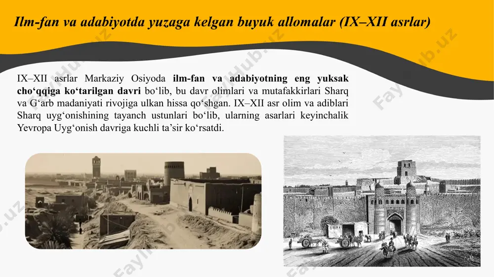 ix-xii asrlardagi markaziy osiyo uyg'onish (renesans) - Page 5