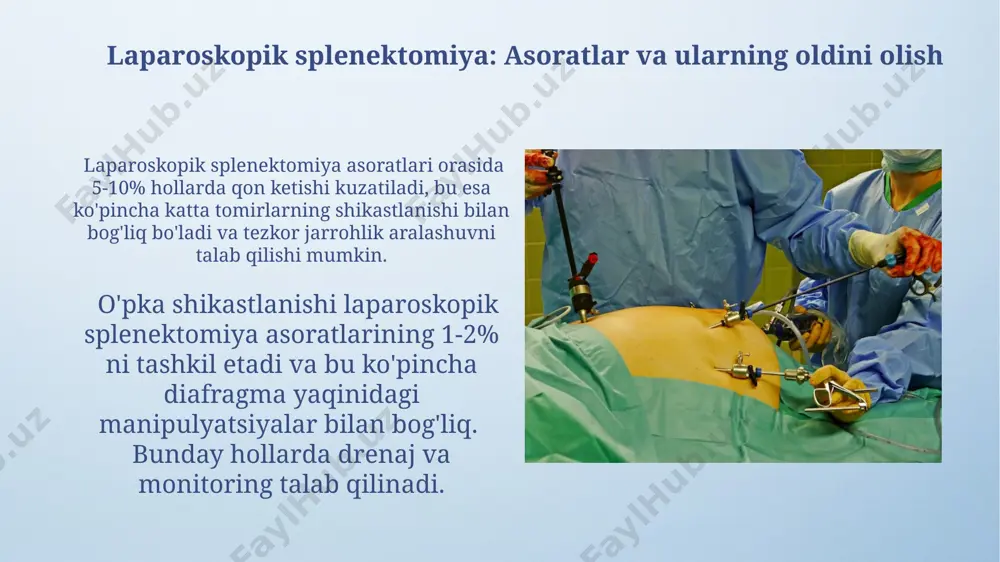 laparoskopik splenektomiya va biliar atreziya: klinik holatlar - Page 5