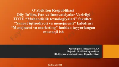 artel kompaniyasi — PPTX