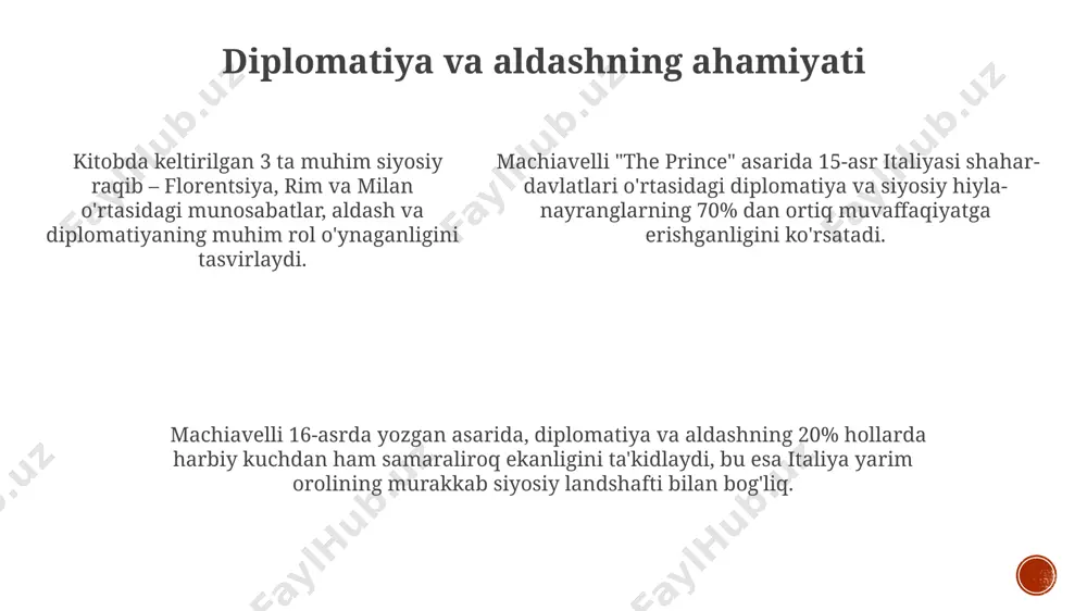 makiyavelining hukmdor asari boyicha taqdimot - Page 5