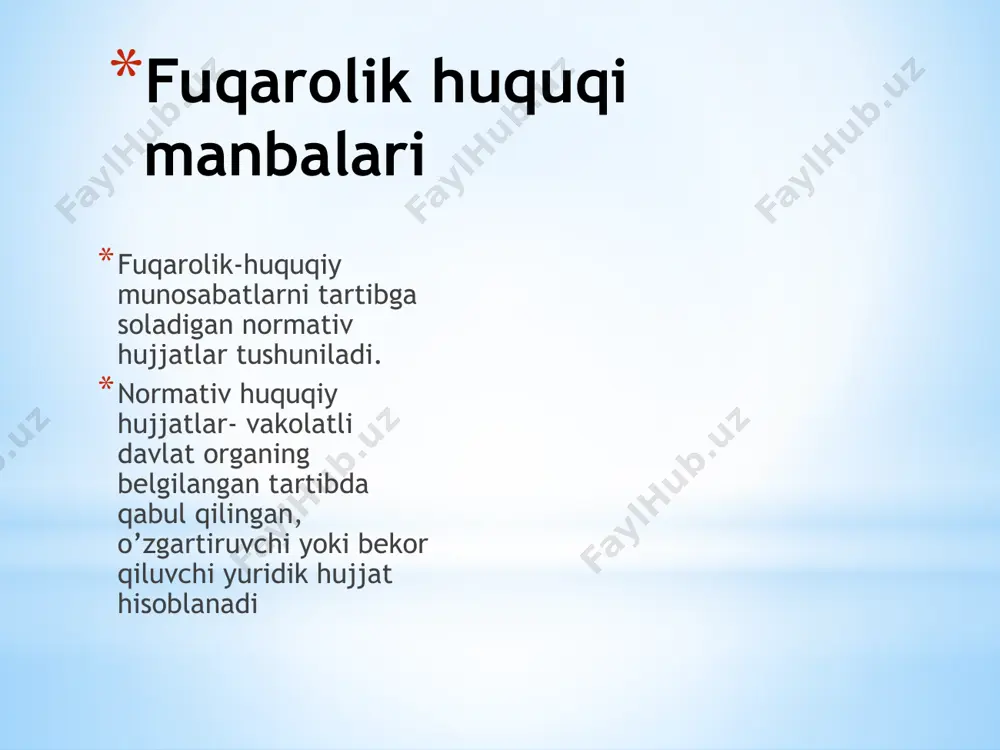 fuqarolik huquqi manbalari va uning turlari - Page 4