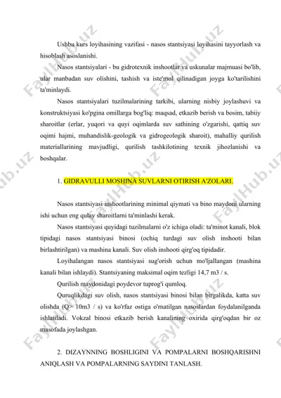 nasos stantsiyasi — DOCX