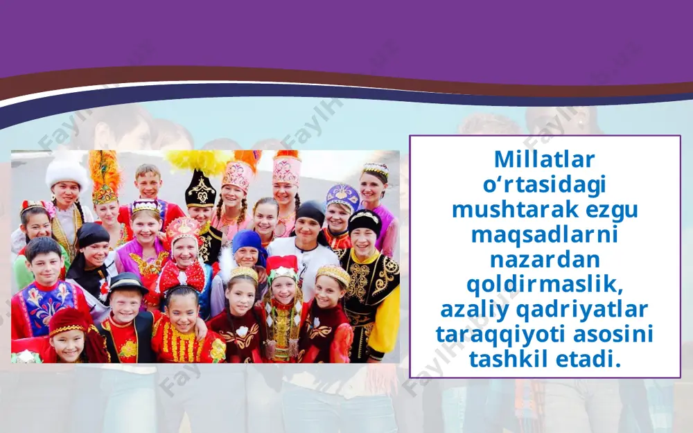 ma’naviy qadriyatlar rivojida millatlararo totuvlik munosabatlari 11-sinf - Page 5