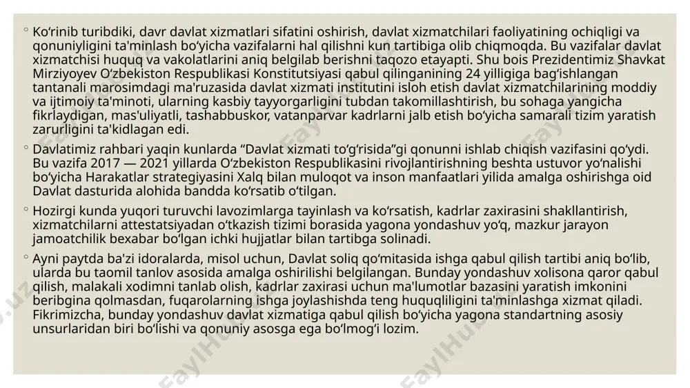 mustaqillik yillarida davlat boshqaruvi tizimida amalga oshirilgan islohotlar. - Page 4