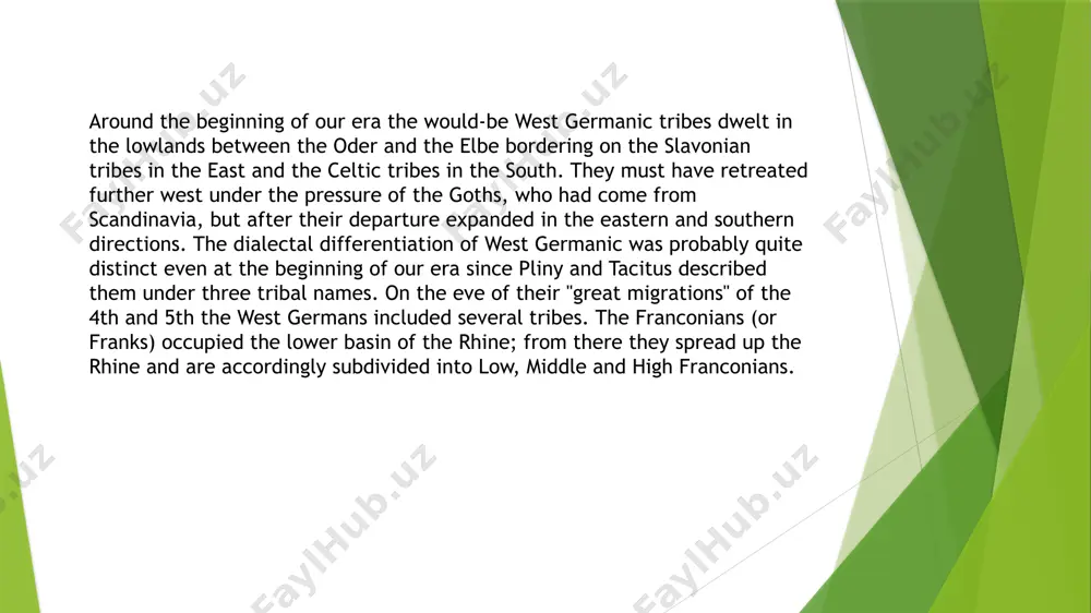 ses to latin texts, translations from latin and religious poems). towards the 12th c. high german (known as middle high german) had intermixed with neighboring tongues, especially middle and high franconian, and eventually developed into the literary german language. the written standard of new high german was established after the reformation (16th c.), though no spoken standard existed until the 19th c. as germany remained politically divided into a number of kingdoms and dukedoms. to this day german is remarkable for great dialectal diversity of speech. the high german language in a somewhat modified form is the national language of austria, the language of liechtenstein and one of the languages in luxemburg and switzerland. it is also spoken in alsace and lorraine in france. the total number of german-speaking people approaches 100 million. the frisians and the saxons who did not take part in the invasion of britain stayed on …