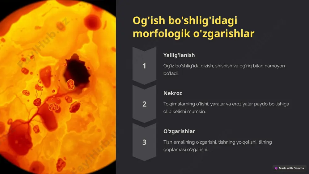 ekzogen intoksikatsiyada og'ish bo'shlig'idagi o'zgarishlar - Page 5