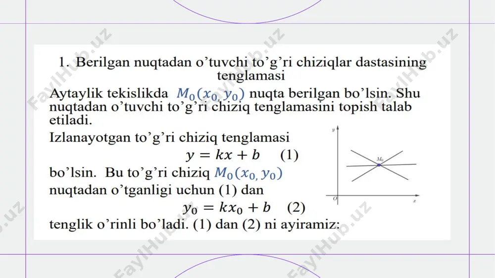 to`g`ri chiziqlar dastasi - Page 3