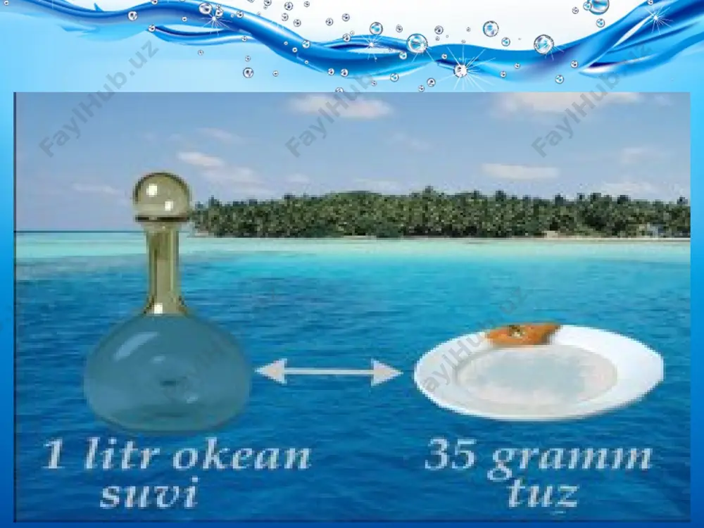 okean suvining xususiyatlari 6-sinf - Page 5
