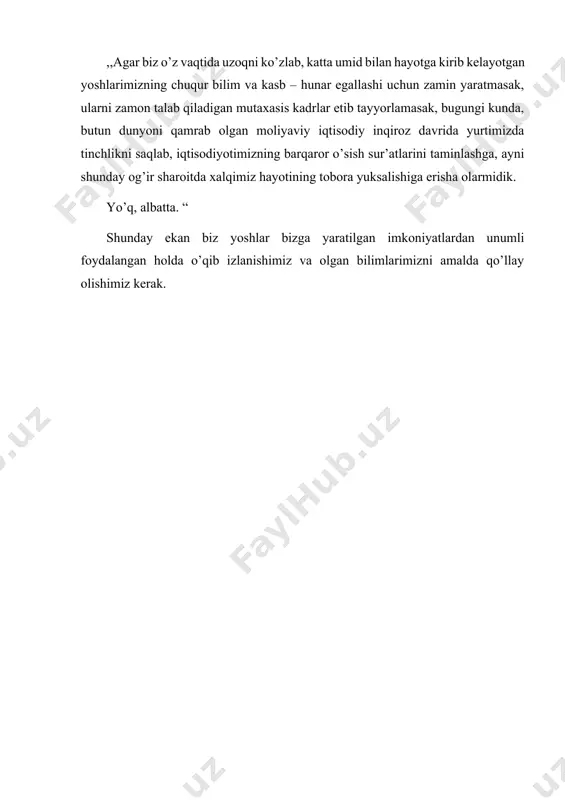 a yarimo'tkazgichlarning solishtirma oʻtkazuvchanligi 16—17 marta ortadi); yarimo'tkazgichlarning elektr oʻtkazuvchanligida erkin elektronlardan tashqari atom bilan bogʻlangan elektronlar ham ishtirok etadi (baʼzi hollarda bogʻlangan elektronlar asosiy rol oʻynaydi); sof yarimo'tkazgichga oz miqdorda qoʻshilma kiritib, uning oʻtkazuvchanligini keskin oʻzgartirish mumkin (mas, 0,01% qoʻshilma kiritilganda yarimo'tkazgichlarning oʻtkazuvchanligi 10000 marta ortib ketadi). past tralarda yarimo'tkazgichlarning solishtirma qarshiligi juda katta boʻladi va amalda ular izolyator hisoblanadi, lekin temperatura ortishi bilan ularda zaryad tashuvchilarning konsentratsiyasi keskin ortadi. mas, sof kremniyda 20° trada erkin elektronlar konsentratsiyasi ~1017m~3boʻlsa. 700° da 1024 m"3gacha, yaʼni million martadan koʻproq ortadi. ya.da erkin elektronlar konsentratsiyasining traga bunday keskin bogʻlikligi oʻtkazuvchanlik elektronlari issiqlik harakati taʼsirida hosil boʻlishini koʻrsatadi. yarimoʻtkazgich kristallda atomlar valent elektronlari yordamida oʻzaro bogʻlangan. atomlarning issiqlik tebranishlari vaqtida issiqlik energiyasi valent elektronlar orasida notekis taqsimlanadi. ayrim elektronlar oʻz atomi bilan bogʻlanishni uzib, kristallda erkin koʻchib yurish imkonini beradigan yetarli miqdordagi issiqlik energiyasiga ega boʻlib qolishi va erkin elektronlarga aylanishi mumkin. tashqi …
