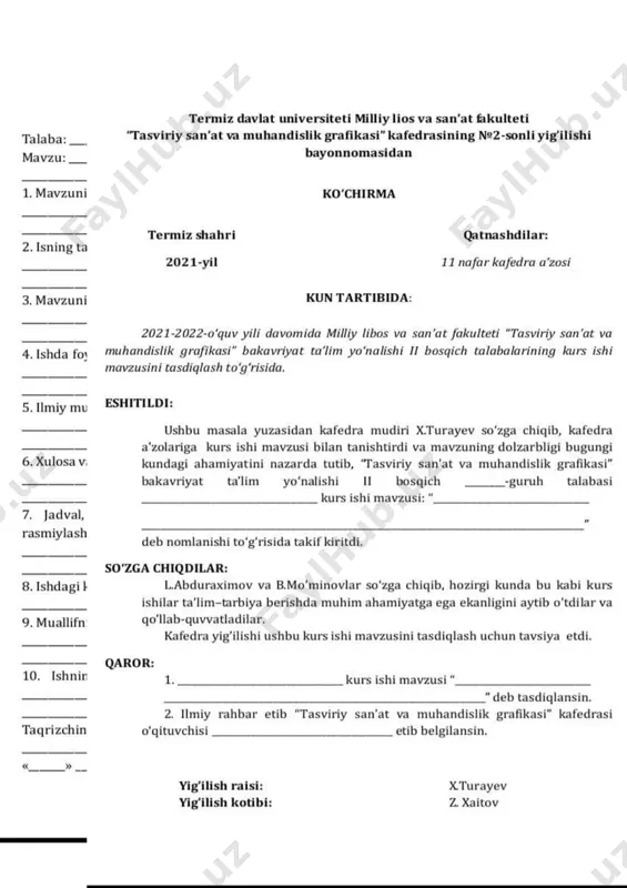 ngan bo’lib, o’rgatiladigan o’quv materialani o’quvchilarga o’rgatish, o’qitish, va o’zlashtirishning nazariy va amaliy asosi - faoliyati yoki usulidir. ya’ni «uslub» deganda tasviriy san’atda rasmi chiziladigan ob’ektni, naturani yoki tahlil etiladigan san’at asarini o’quvchilarga tushuntirish yoki uning nazariy va amaliy asoslarini tahlil etib berishni yoki o’rganishni yo’l-yo’riqlarini, uslublarini tushuniladi. tasviriy san’atni o’qitish uslubiyoti kursi bo’lajak pedagoglarga maktabda tasviriy san’atni o’qitish va o’rgatishni eng oson, qisqa va ilmiy asosda bo’lishi uslubini o’rgatuvchi fandir. shular asosida shuni aytish mumkinki, bu kurs va uning maqsadi - vazifasi bo’lajak tasviriy san’at o’qituvchisiga maktab tasviriy san’atini maqsadi, vazifasi, mazmunini tushuntirib berish, uni maktab o’quvchisiga o’rgatish, o’qitish va tushuntirishni eng samarali yo’llarini ko’rsatib berishdan iborat bo’ladi. kurs bo’lajak pedagoglarga o’quvchilar bilan ishlashni ilmiy asoslarni, nazariy va amaliy faoliyatini ko’rsatib beradi. kursning asosiy maqsadi hozirgi zamon tasviriy san’atining qonun-koidalari asosida uni maktab faoliyatida foydalanish va maktab tasviriy san’atini o’quvchilarga o’rgatishning eng zamonaviy, eng samarali, sinalgan uslublari bilan qurollantirish …