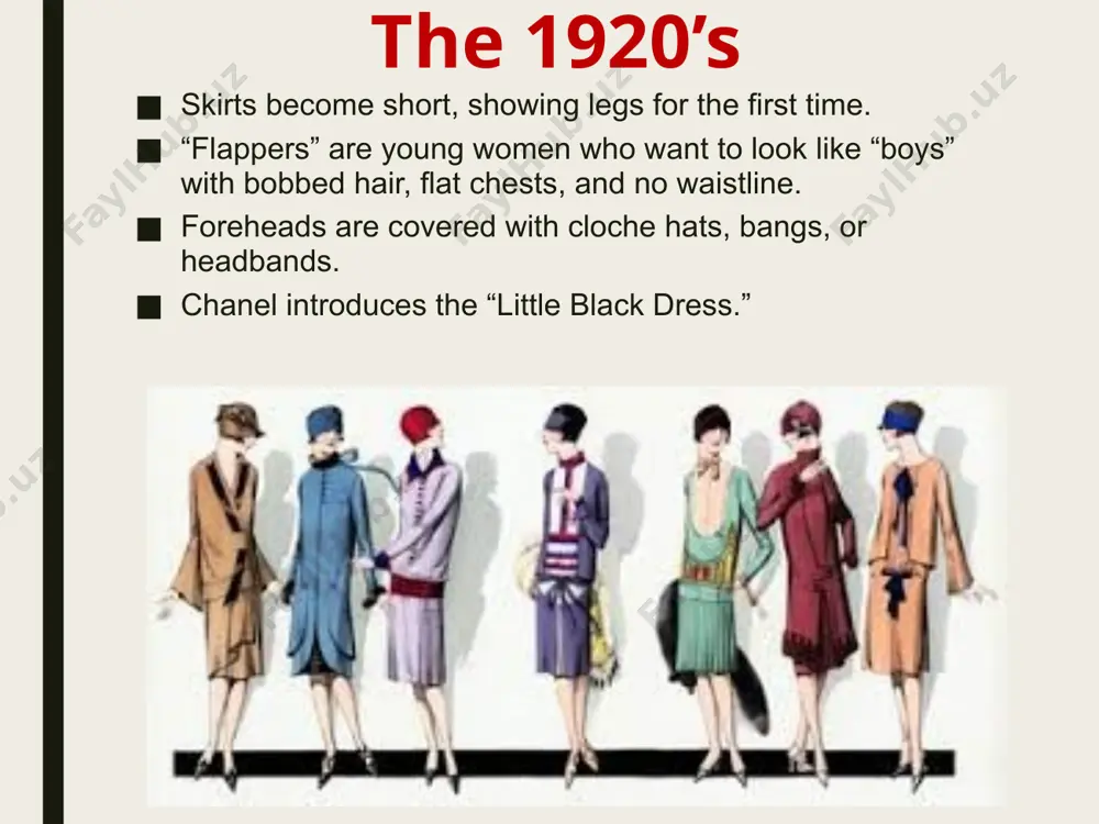 . music and mtv influence youth fashions, including men wearing makeup. “preppy” styles are popular. big hair. “power look”- suits, shoulder pads, etc. 9 the 2000’s americans begin dressing less formally. grunge style appears, led by kurt cobain and his band, nirvana. hip hop fashions are influenced by the street. the 2020’s mixing color, texture and pattern. short layers over long. influence of athletic styles. for you attention image1.png image2.png image3.png image4.png image5.jpeg image6.png image7.png image8.png image9.png image10.png image11.png image12.png image13.png image14.png image15.png image16.jpeg image17.png image18.png image19.png image20.png image21.png image22.png image23.png image31.png image24.png image25.png image26.png image27.png image28.jpeg image29.png image30.png image32.png image33.png image34.png image35.png image36.png image37.jpeg image38.png image39.png image40.png image41.png /docprops/thumbnail.jpeg