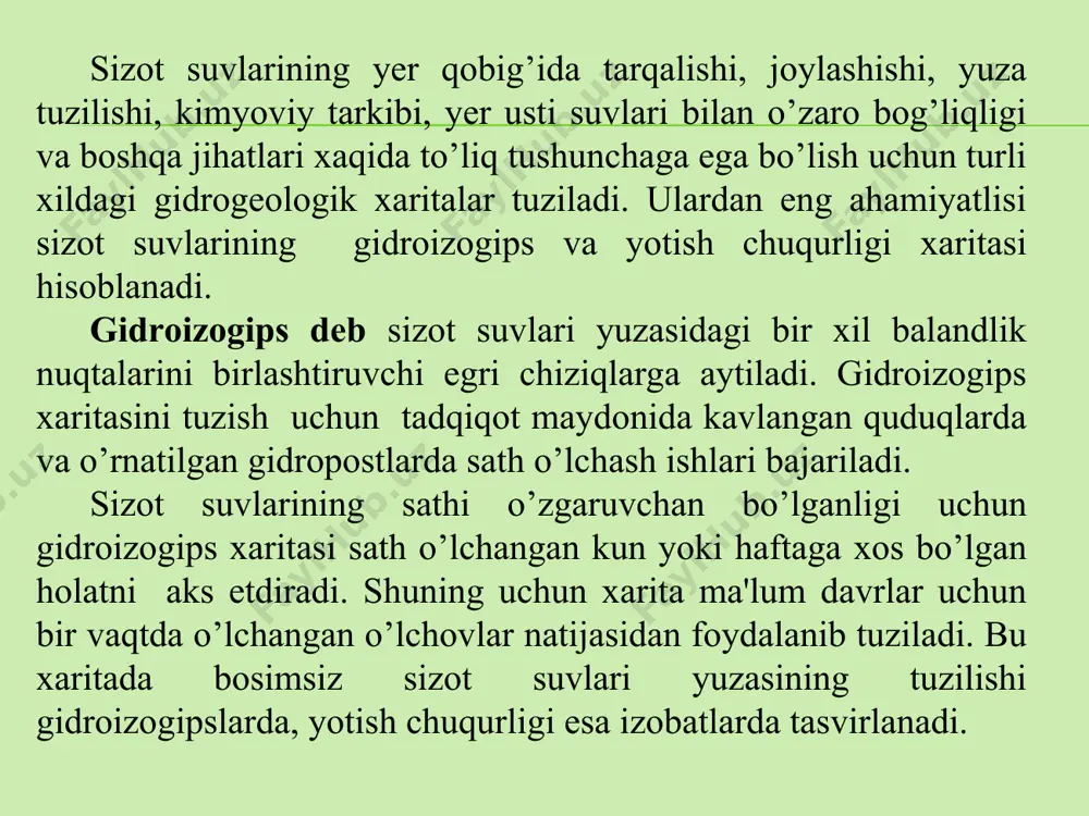 gidroizogips xaritasini tuzish - Page 5