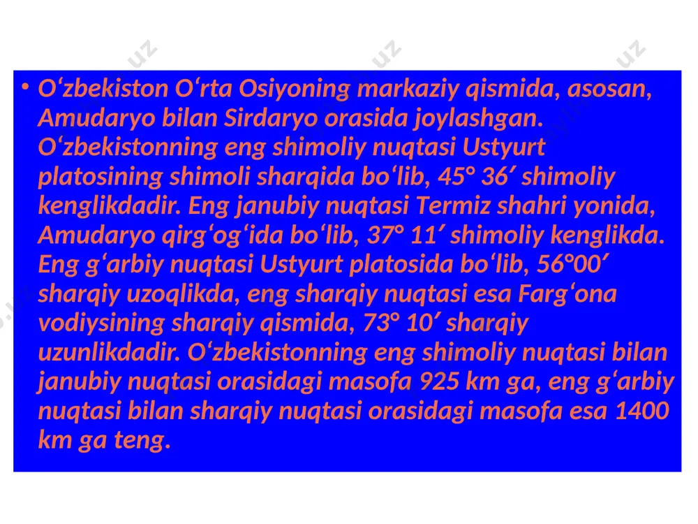 o‘zbekistonning tarixiy geografik o‘rni va tabiiy iqlim sharoitlari - Page 4