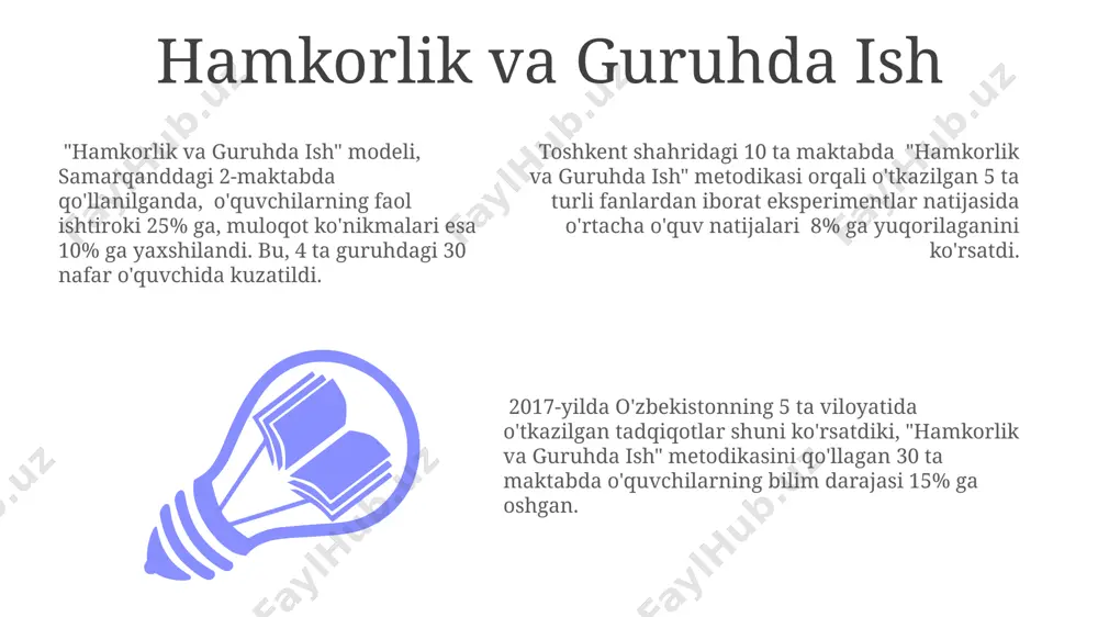 a o'zbekistonning 5 ta viloyatida 100 dan ortiq maktabda interfaol doskalar va ta'lim dasturlari integratsiyasi natijasida o'quvchilarning bilim darajasi 15% ga oshdi. aqshning mit universiteti tomonidan ishlab chiqilgan 3d modellashtirish dasturlari, toshkentdagi maktablarda qo'llanilib, geometriya fanini o'rgatish samaradorligini 20% ga oshirdi. hindistondagi texnologiyalarni qo'llash tajribasiga asoslanib, samarqanddagi maktablarda onlayn ta'lim platformalarini joriy etish, 2000 dan ortiq o'quvchini qamrab oldi va o'quv jarayonini tezlashtirdi. o'rganish muhiti va resurslari тошкент шаҳридаги 3 та отмда ўтказилган тадқиқотлар кўрсатдики, "органиш мухити ва ресурслари"нинг таъсири ўқувчиларнинг 70% иштирокини таъминлаган ва баҳолашда 15% ўсиш кузатилган. самарқанд вилоятидаги 25 та мактабда амалга оширилган лойиҳада "органиш мухити ва ресурслари" стратегиясига асосланган 4 та янги ўқув дастури яратилиб, улар 1500 дан ортиқ ўқувчига таъсир кўрсатди. ўзбекистоннинг 10 та вилоятидаги 50 дан ортиқ мактабда "очиқ таълим" модели сифатида 2023 йилда интерактив доскалар ва онлайн ресурслардан фойдаланган ҳолда "органиш мухити ва ресурслари"нинг самарадорлиги ўрганилди. differensiatsiya va inklyuziya differensiatsiya yondashuvi 20 dan …