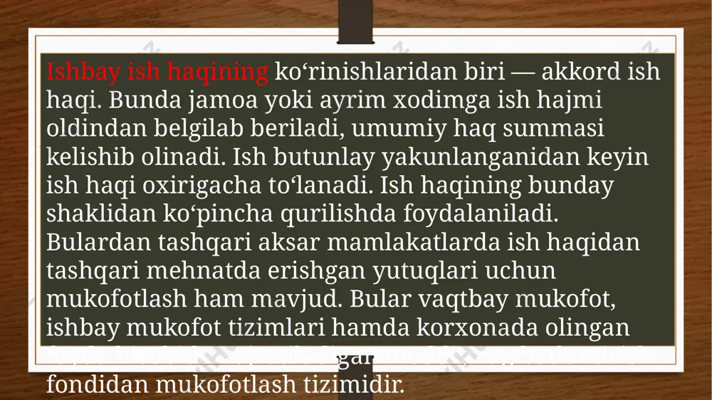 ish haqini aniqlash va mehnat munosabatlari - Page 5