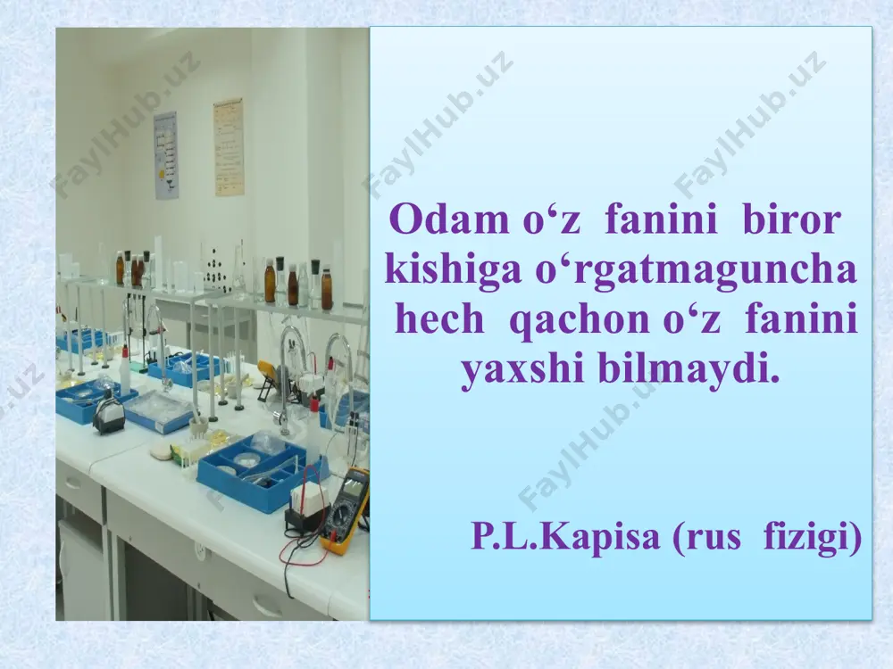 ro3 ko’p bo’lsa) cro3 +h2o= h2cr2o7 2.ishqorlar bilan reaksiyaga kirishadi: cro3+2koh=k2cro4+h2o h2cro4 xromat kislota tuzlari xromatlar deyiladi (barqaror) va ular sariq rangda bo‘ladi. h2cr2o7 bixromat kislota tuzlari dixromatlar deyiladi (barqaror), to‘q sariq rangda bo‘ladi. xromat va bixromat kislotalar beqaror bo‘lib, faqat eritma holidagina mavjud. temirga (12 % ga yaqin) xrom qo‘shib zanglamaydigan po‘lat tayyorlanadi. undan xirurgiya uchun asbob–uskuna va har xil jihozlar tayyorlashda ishlatiladi. tarkibida 15 % ga yaqin nixrom nomli po‘lat elektr bilan qizdiriladigan asboblar tayyorlashda ishlatiladi. xrom temir bilan birga suyuqlantirilganda ferroxrom hosil bo‘ladi, ferroxromdan yuqori sifatli po‘latlar olinadi, ulardan metall qirquvchi asbob-uskunalar tayyorlanadi. ishlatilishi korroziyaga chidamli bo‘lganligi sababli metall buyumlar sirti xrom bilan qoplanadi. kislotalar ishlab chiqaradigan zavodlarning uskuna va apparatlari 50-60 % li xromli qotishmalardan tayyorlanadi. xrom (iii)-oksidi shishaga yashil rang berish uchun qo‘shiladi. xrom birikmalarining ishlatilishi xrom sulfat crso4 va xrom kaliyli qo‘shtuz kcr(so4) 2 * 12 h2o terini oshlash sanoatida ishlatiladi. xrom birikmalari mineral …