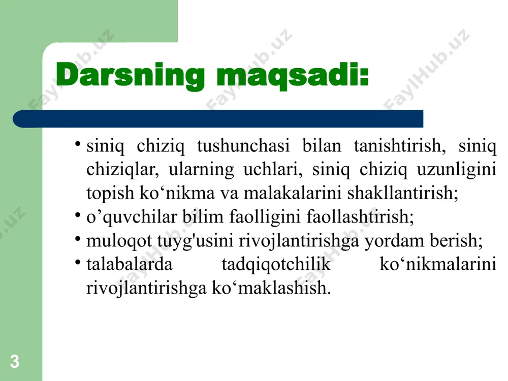 siniq chiziq va uning uzunligi - Page 3