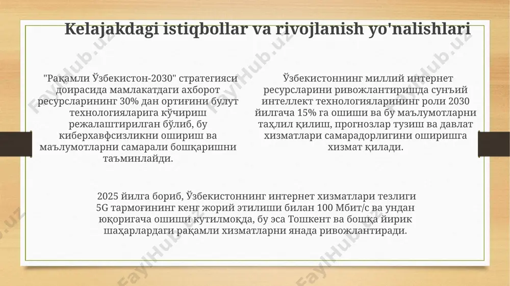 internet xizmatlari. milliy ahborot resurslari bilan ishlash - Page 4