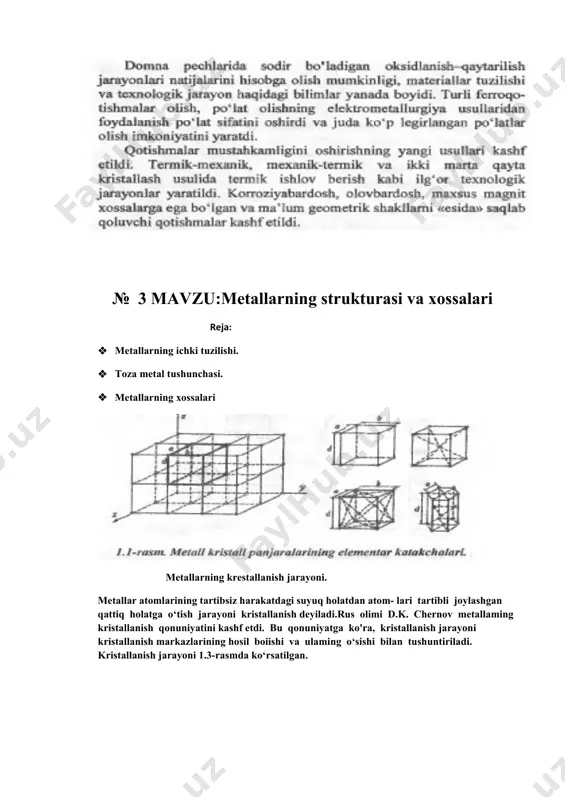 tori amaliy jihatdan muhim ahamiyatga ega. masalan, dengiz kemalarining suv ostida bo‘ladigan metall qismlarini korroziyadan saqlashda metallarning kuchlanishlari qatoridan foydalaniladiё. buning uchun kemaning suv ostidagi qismiga kuchlanishlar qatorida ancha chapda turgan metall, masalan, magniy quymasi ulanadi,natijada magniy korroziyalanib, suv ostidagi boshqa metallarni korroziyadan saqlaydi korroziyaning oldini olish usullariю metallarni korroziyadan saqlash metallarni korroziya bardosh metallar va metallmaslar bilan qoplash, agressiv muhitda ishlov berish, elektrokimyoviy himoyalash va metallarni legirlashdan iborat. metallarni korroziyabardosh metallar bilan qoplashda xrom, nikel, rux, qalay, kadmiy, kumushlar ishlatiladi. qoplashdan oldin metall mexanikaviy yoki kimyoviy usulda yog‘ bo‘lgan joylari tozalanadi. metallarni metallmaslar bilan qoplash usullari jumlasiga bo‘yash, emallash, oksidlash, fosfatlashlar kiradi. oksidlashning mohiyati metall buyumlar sirtida korroziyadan himoyalovchi parda hosil qilishdan iborat. agressiv muhitga ishlov berishning mohiyati tashqi muhit tarkibidagi agressiv elementlarni yo‘qotish yoki tashqi muhitga korroziyaning oldini oluvchi, yoxud susaytiruvchi maxsus modda qo‘shishdan iboratdir. qattiq suvdagi kislorodni yo‘qotish uchun suvga natriy sulfat yoki natriy bisulfat qo‘shiladi. elektrokimyoviy …