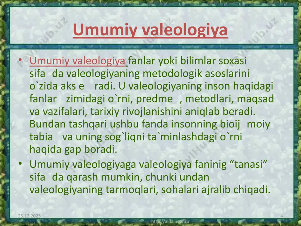 valeologiya yo`nalishlari - Page 4