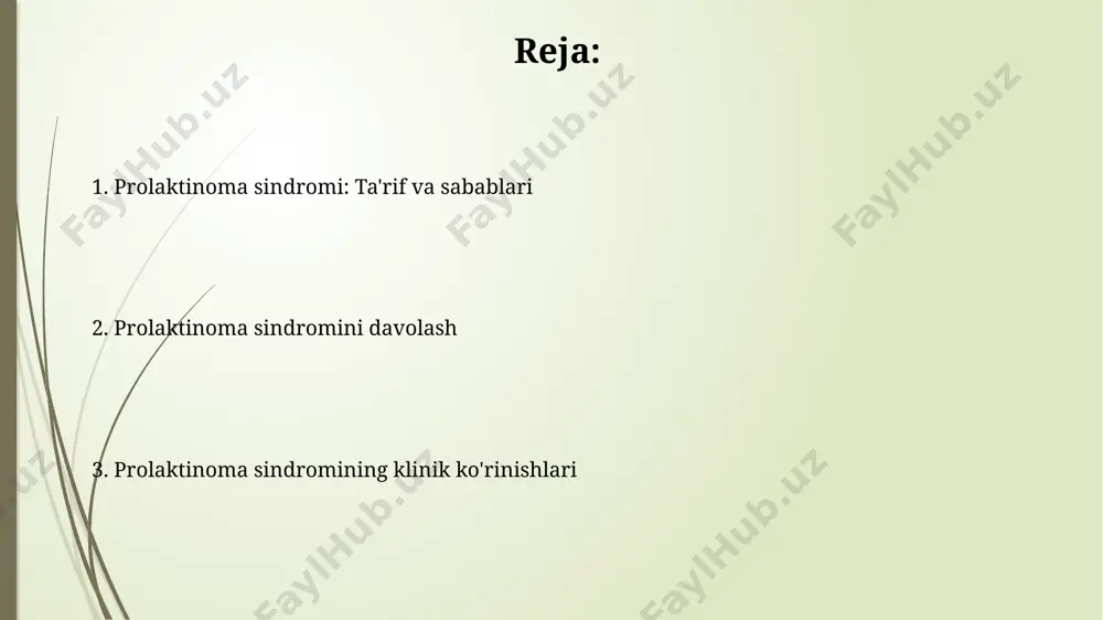 darajasining pasayishiga va libido kamayishiga olib kelishi mumkin, bu esa bepushtlikka sabab bo'ladi. radiatsion terapiya yuqori dozali radiatsion terapiya prolaktinomani davolashda samarali, ammo boshqa nojo'ya ta'sirlar, masalan, gipopituitarizm xavfini 15% gacha oshirishi mumkin. radiatsion terapiyasi prolaktinoma o'smalarini 50% gacha kamaytirishga qodir bo'lib, bemorlarning 70%ida prolaktin darajasini normallashtiradi. hayot sifatiga ta'siri prolaktinomani davolashning samaradorligi individual ravishda farq qilishi mumkin, ba'zi bemorlarda davolashdan keyin ham hayot sifati past darajada qolishi va yashash darajasi 20% gacha pasayishi mumkin. bemorlarning 30-40%ida prolaktinoma sindromi bilan bog'liq depressiya va tashvish holatlari kuzatiladi, bu esa ijtimoiy va professional hayotga salbiy ta'sir ko'rsatadi. kasallikning prognozi kichik prolaktinomalar (10 mm dan kam) odatda yaxshi prognozga ega va dori-darmonlar bilan samarali boshqariladi, o'smaning katta o'lchamlari esa jarrohlik aralashuvni talab qilishi mumkin. davolashning muvaffaqiyatsizligi 10-15% hollarda kuzatiladi, bu esa o'smaning dori-darmonlarga chidamliligiga yoki boshqa asoratlarning rivojlanishiga bog'liq bo'lishi mumkin. prolaktinoma nima? prolaktinoma – bu gipofiz bezida prolaktin gormonini ortiqcha ishlab chiqarish …
