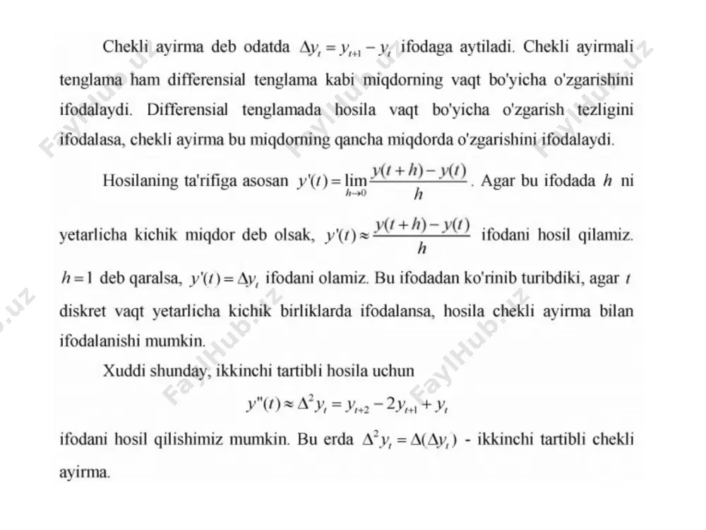 chekli ayirmali tenglamalar - Page 5