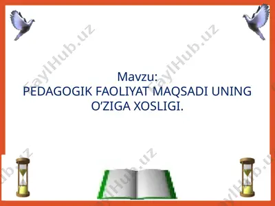 pedagogik talab — PPTX