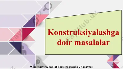 27-§-konstruksiyalashga doir masalalar 9-sinf — PPT