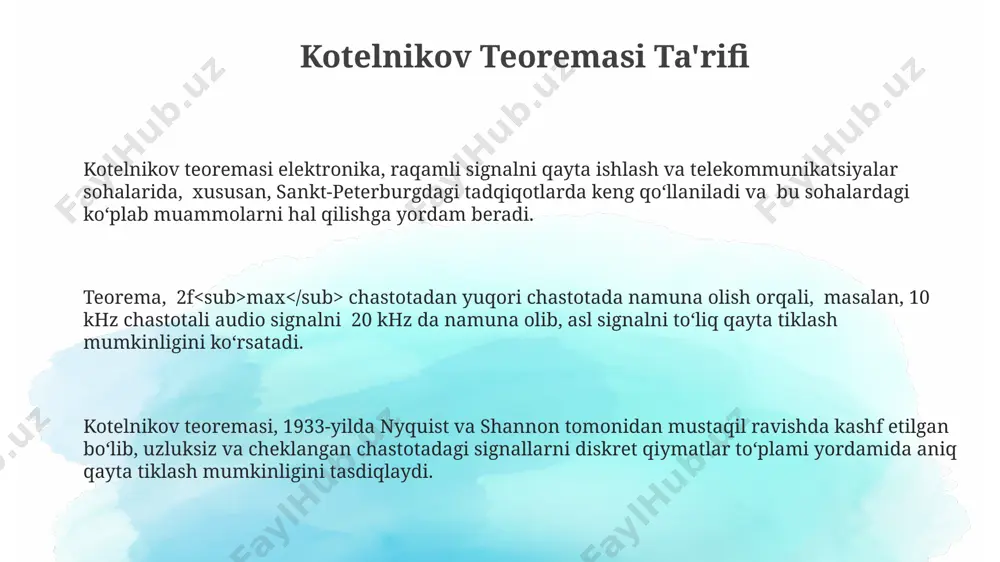 kotelnikov teoremasi - Page 3