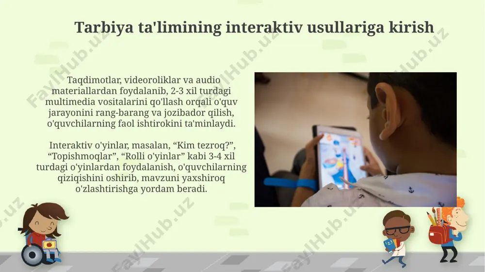 tarbiya fanini oʻqitishda qoʻllaniladigan interfaol metodlar - Page 3