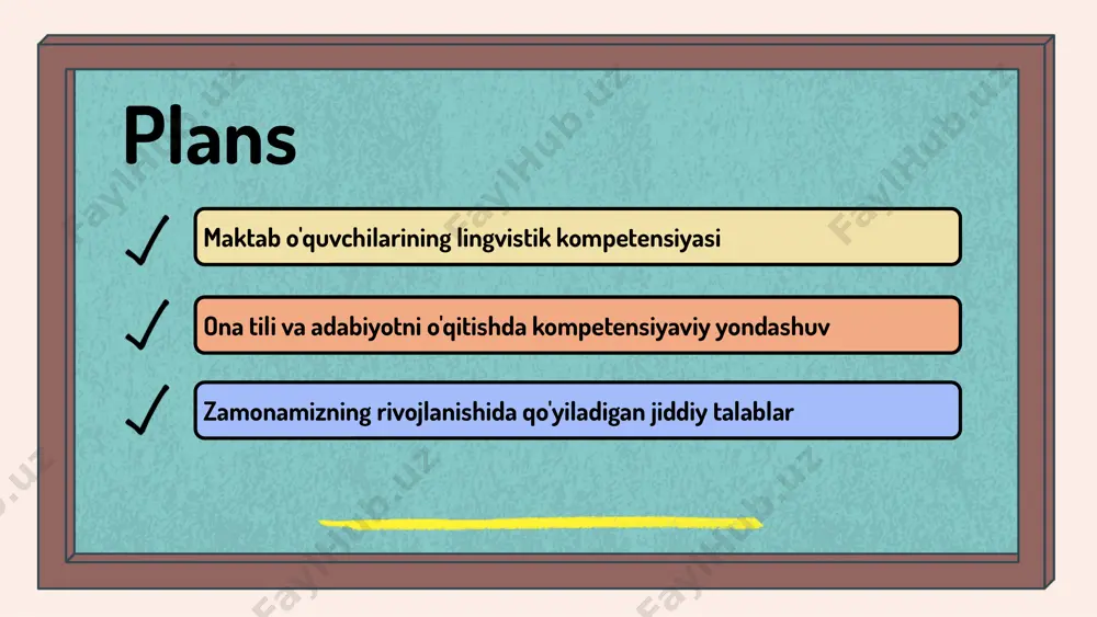 h va muloqot qilish. ushbu jihatlar o'quvchilarning nutq madaniyatini rivojlantirishga yordam beradi va ularning til ko'nikmalarini mustahkamlashga xizmat qiladi. kompetensiyaviy yondashuv - bu o'quvchilarning bilim, ko'nikma va malakalarini birlashtirgan holda ta'lim berish usuli. bu yondashuv o'quvchilarni faol ishtirok etishga undaydi va o'z-o'zini baholash imkoniyatlarini yaratadi. kompetensiyaviy yondashuv ta'lim jarayonini samarali qiladi, chunki u o'quvchilarni real hayotdagi vaziyatlarga tayyorlaydi. o'quvchilar o'z fikrlarini aniq ifoda etish va tilni amaliyotda qo'llash ko'nikmalarini rivojlantiradilar. misollar: 1) o'quvchilar guruhlarda muammolarni hal qilish; 2) til o'yinlari orqali muloqot ko'nikmalarini rivojlantirish. talabalarning talaffuz kompetensiyasi talaffuz nutqda muhim ahamiyatga ega, chunki u fikrlarimizni aniq va ravshan ifoda etishimizga yordam beradi. yaxshi talaffuz o'quvchilarga o'zaro muloqotda ishtirok etishda qulaylik yaratadi va ularning tilni o'rganish jarayonini yengillashtiradi. talaffuzni o'rganish uchun quyidagi samarali usullarni qo'llash mumkin: 1. audio va video materiallardan foydalanish; 2. talaffuzni takrorlash mashqlari; 3. ovoz chiqarish uslublarini o'zlashtirish; 4. muloqotda faol ishtirok etish. 5. talabalar uchun talaffuzni o'rganish …